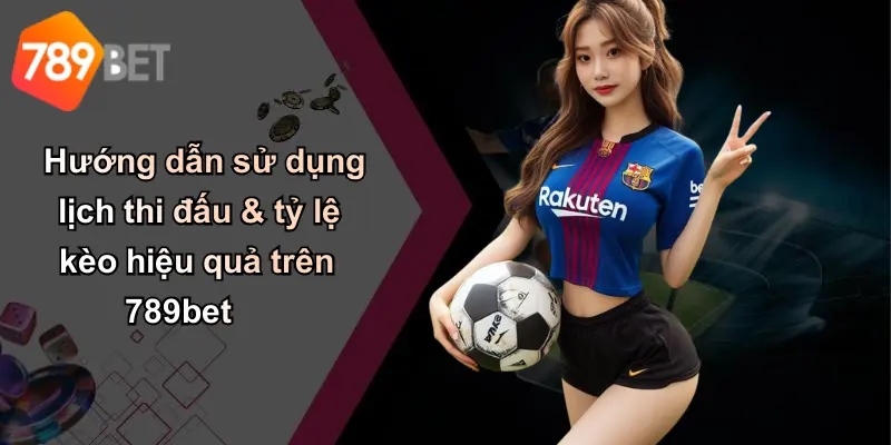 Hướng dẫn sử dụng lịch thi đấu & tỷ lệ kèo hiệu quả trên 789bet