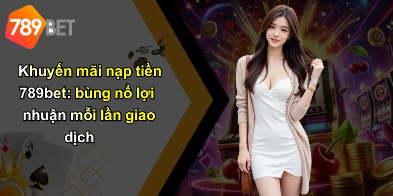 Khuyến mãi nạp tiền 789bet: bùng nổ lợi nhuận mỗi lần giao dịch