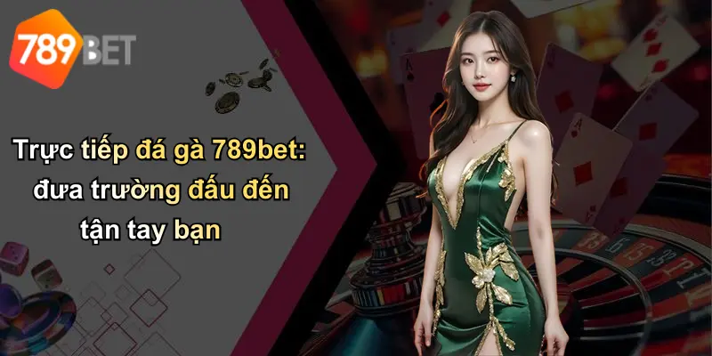 Trực tiếp đá gà 789bet: đưa trường đấu đến tận tay bạn